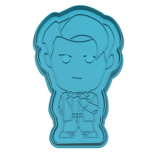 Doctor Who Tea Time Lords Cookie Cutter and Tea Towel Set