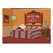Family Guy Stewie in Hell Limited Animation Cel