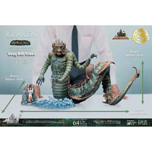 Ray Harryhausen's Kraken Deluxe Version Gigantic Soft Vinyl Statue