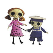 Corpse Bride Skeleton Boy & Girl Doll Set