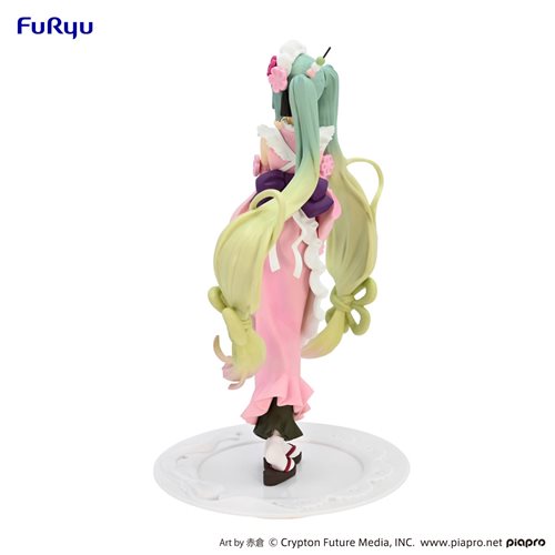 Vocaloid Hatsune Miku Matcha Green Tea Parfait Cherry Blossom Version Exceed Creative Statue