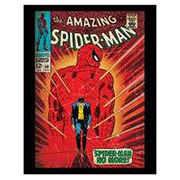 Spider-Man Spider No More Marvel Comic Book Cover Stretched Canvas Print