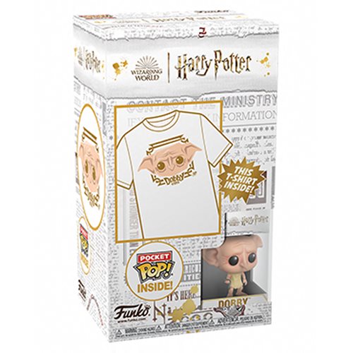 Harry Potter Dobby Pop! Key Chain with Youth Pop! T-Shirt