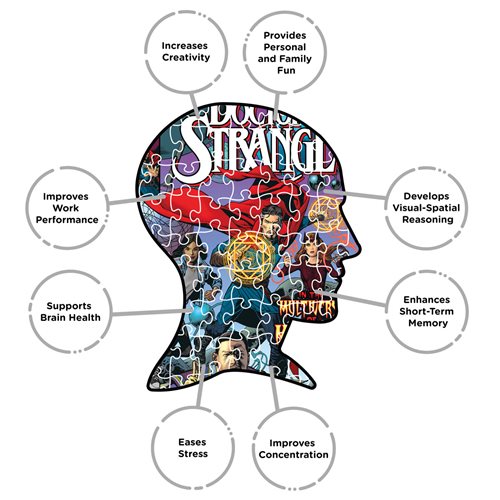 Doctor Strange In the Multiverse of Madness Comic 500-Piece Puzzle