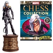 Marvel Amazing Spider-Man Black Cat Black Knight Chess Piece with Collector Magazine #86
