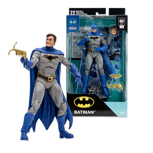 DC Direct Batman DC Rebirth 7-Inch Scale Action Figure with McFarlane Toys Digital Collectible