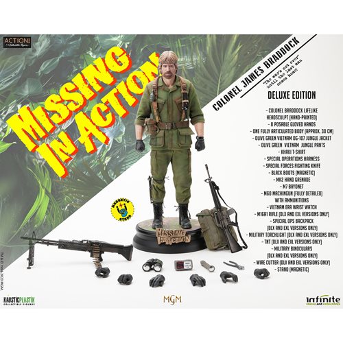 Missing in Action Colonel James Braddock 1:6 Scale Deluxe Edition Action FIgure