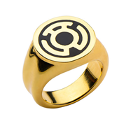 Green Lantern Sinestro Logo Ring