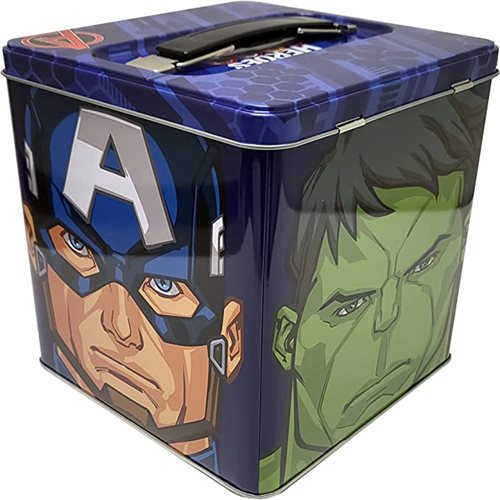 Marvel Avengers Cube Carry All Tin Box