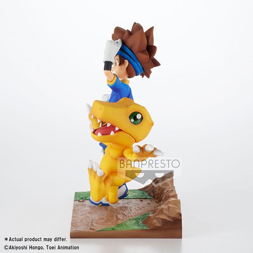 Digimon Adventure Taich and Agumon DXF Adventure Archives Statue