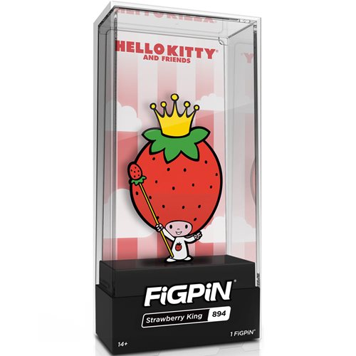 Hello Kitty and Friends Strawberry King FiGPiN Classic 3-Inch Enamel Pin