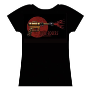 Buck Rogers Ray Gun Babydoll T-Shirt