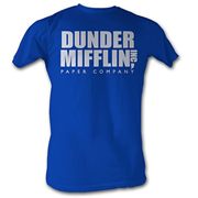 Office Dunder Mifflin Blue T-Shirt
