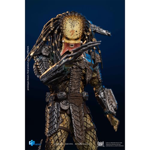 AVP: Alien vs. Predator Unmasked Scar Predator 1:18 Scale Action Figure - Previews Exclusive