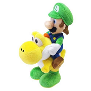 Super Mario Series 3 Luigi Riding on Yoshi Plush