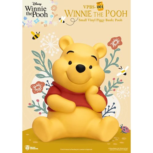 Winnie the Pooh VPBS-001 Small Vinyl Piggy Bank
