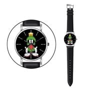Looney Tunes Marvin the Martian Black Strap Watch