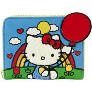 Hello Kitty 50th Anniv Chenille Zip-Around Wallet