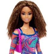 Barbie Fashionista Doll #206 with Rainbow Marble Swirl, Not Mint