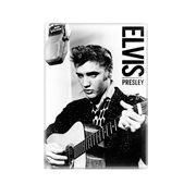 Elvis Presley Black and White Tin Sign