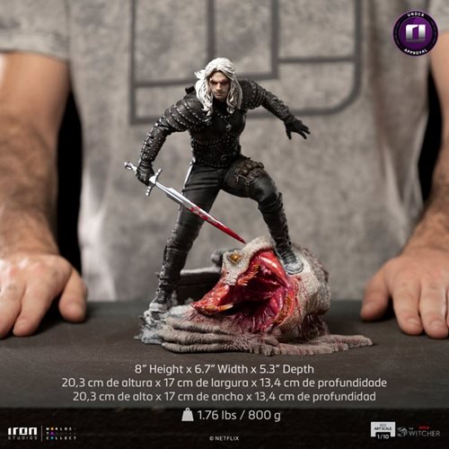 The Witcher Geralt of Rivia BDS Art Scale 1:10 Statue