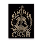 Johnny Cash Ring of Fire Flat Magnet