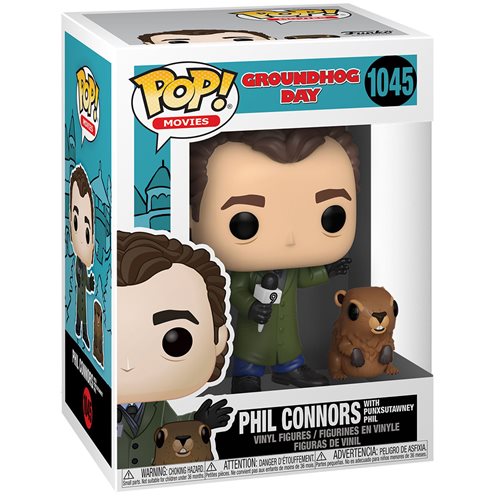 Groundhog Day Phil with Punxsutawney Phil Pop! Vinyl Figure