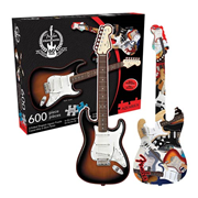Fender Stratocaster 2-Sided 600-Piece Shaped Puzzle