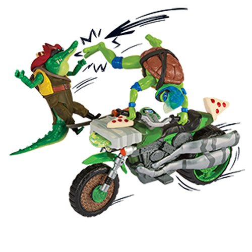 Teenage Mutant Ninja Turtles: Mutant Mayhem Movie Ninja Kick Cycle with Exclusive Leonardo