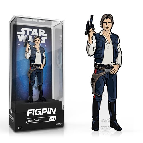 Star Wars: A New Hope Han Solo FiGPiN Classic 3-Inch Enamel Pin