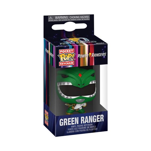 Mighty Morphin Power Rangers 30th Anniversary Green Ranger Funko Pocket Pop! Key Chain