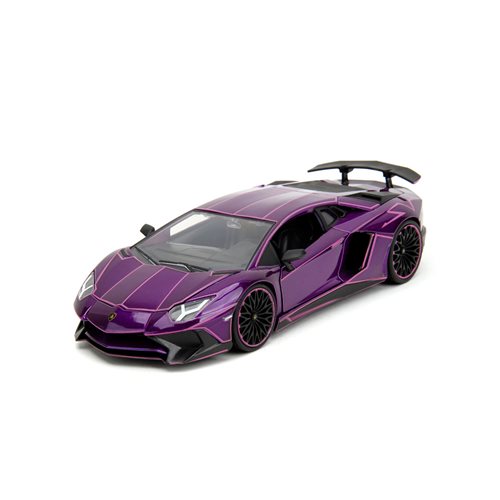 Pink Slips Lamborghini Aventador SuperVeloce 1:24 Scale Die-Cast Metal Vehicle