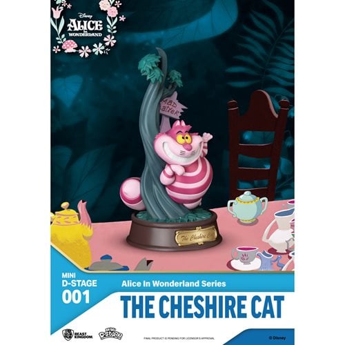 Alice in Wonderland Cheshire Cat Mini D-Stage 001 4-Inch Statue