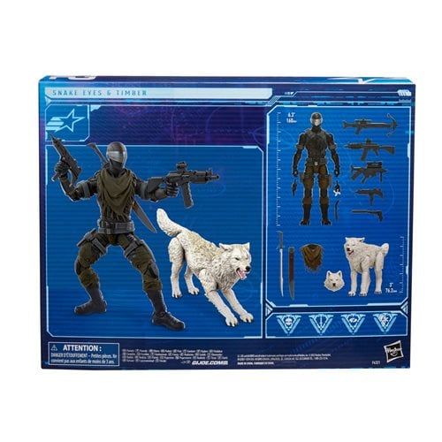 G.I. Joe Classified Series Snake Eyes and Timber 6-Inch Action Figures