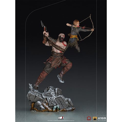 God of War Kratos and Atreus BDS Art 1:10 Scale Statue