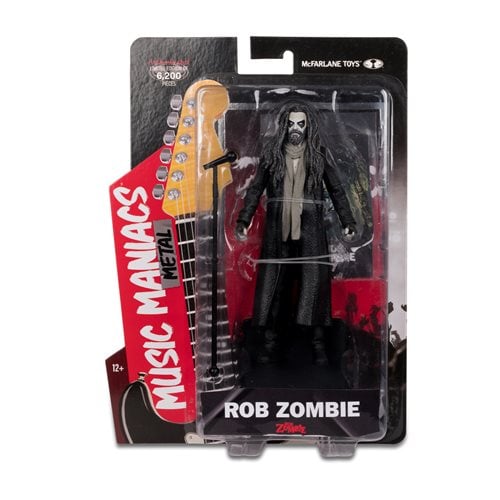 Music Maniacs Wave 2 Metal Rob Zombie 6-Inch Scale Action Figure