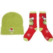 Dr. Seuss The Grinch Cuff Beanie and Women's Crew Sock Set