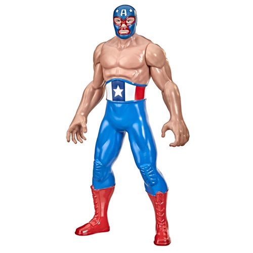 Marvel Lucha Libre El Leyanda Americana Captain America 9-Inch Action Figure