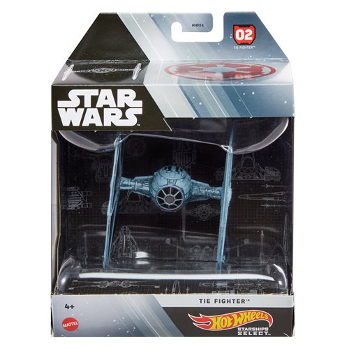 Star Wars Hot Wheels Starships Select Tie Fighter 2022 Vehicle, Not Mint