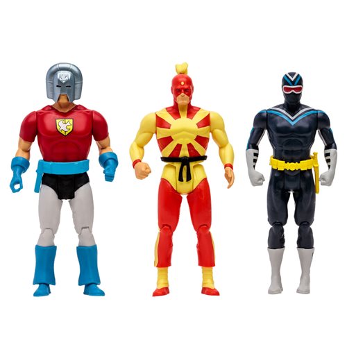 DC Super Powers Peacemaker, Judo Master, and Vigilante 4-Inch Scale Action Figure 3-Pack