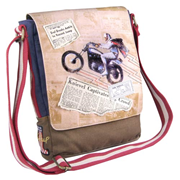 Evel Knievel Legacy Canvas Messenger Bag