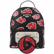 Naruto Shippuden Cloud Mini Backpack and Sharingan Coin Purse