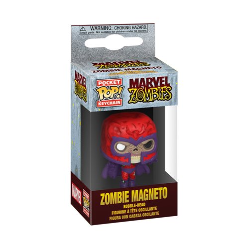 Marvel Zombies Magneto Pocket Pop! Key Chain