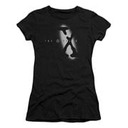 X-Files Spotlight Logo Juniors T-Shirt