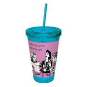 Someecards Hate All The Same People Blue Travel Cup