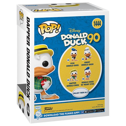Donald Duck 90th Anniversary Dapper Donald Duck Funko Pop! Vinyl Figure #1444