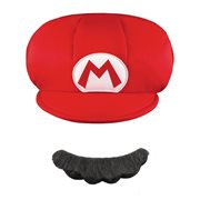 Super Mario Bros. Mario Child Hat & Mustache Roleplay Set