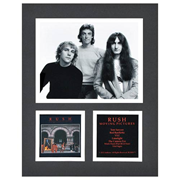 Rush Band Moving Pictures Album Matted Photo