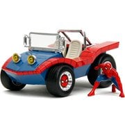 Spider-Man HWR 1:24 Scale Die-Cast Metal Buggy with Figure