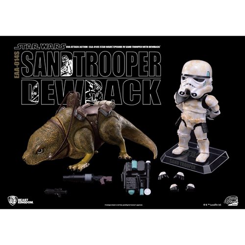 Star Wars: Episode IV - A New Hope Dewback and Sandtrooper Egg Attack Action Figure - Previews Exclu